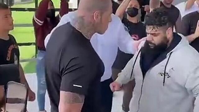 Iranian Hulk posts worrying message after first face-off with Martyn Ford