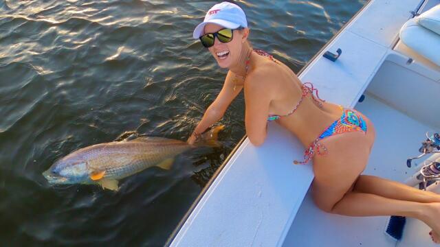 Fishing for Bull REDFISH in Jacksonville FLORIDA