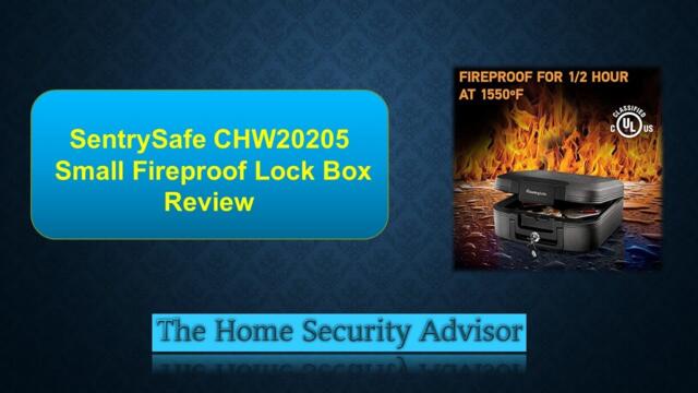 SentrySafe CHW 20205 Small Fireproof Lock Box Review