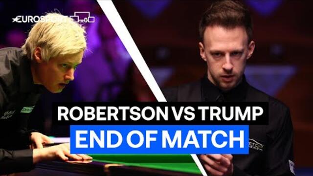 Incredible Snooker! Judd Trump is through to semi-finals after beating Robertson | Eurosport Snooker