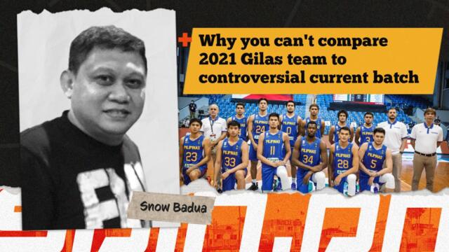 Why you can't compare 2021 Gilas team to controversial current batch