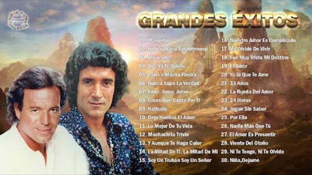 2 HORA DE MÚSICA ROMÁNTICA MÁS HERMOSAS DE JULIO IGLESIAS Y DANNY DANIEL
