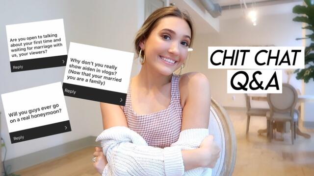 CHIT CHAT Q&A | was waiting until marriage worth it, personal life boundaries, and our wedding!