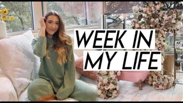WEEK IN MY LIFE | video shoot, taxes and investing, being transparent, productive week!