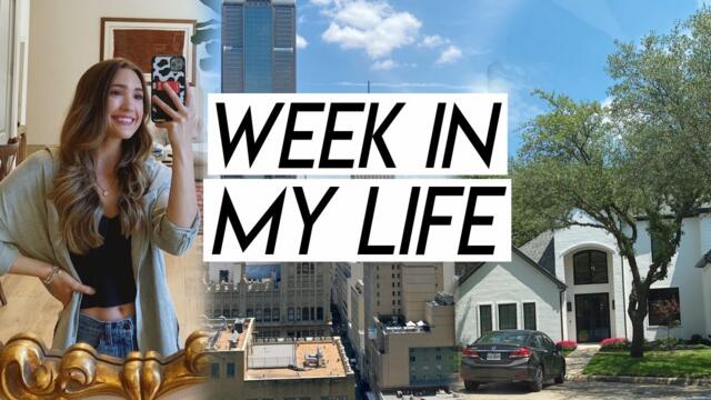 WEEK IN MY LIFE | looking at a house, date night, unboxing packages, productive and happy week!