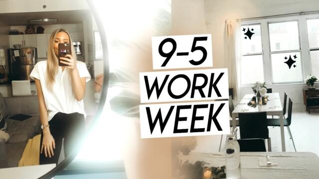 9-5 work week in my life nyc | getting the keys to my apt, being productive, and opening up
