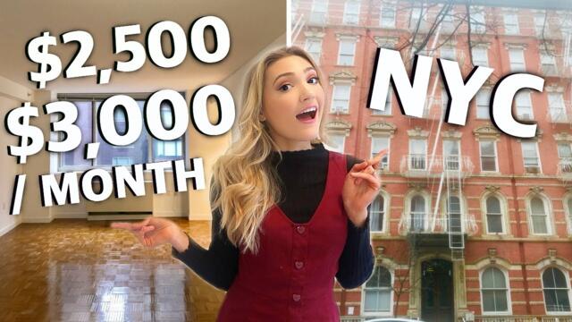 What $2,500 and $3,000 Per Month Gets You In Manhattan | NYC Apartments!