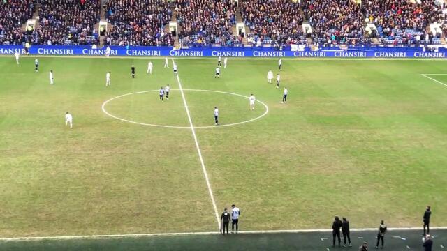 Sheffield Wednesday forward Saido Berahino receives a standing ovation for his hat-trick display against Cambridge United