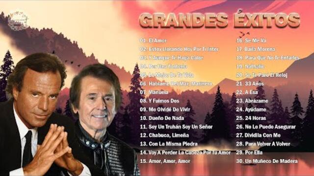 RAPHAEL Y JULIO IGLESIAS COLECCIÓN DE SUS MÁS GRANDES ÉXITOS