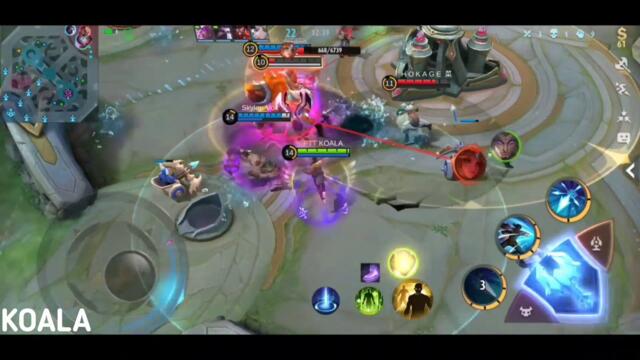 GAMEPLAY BRODY GOLD LANE DAPET SAVAGE - Mobile Legends