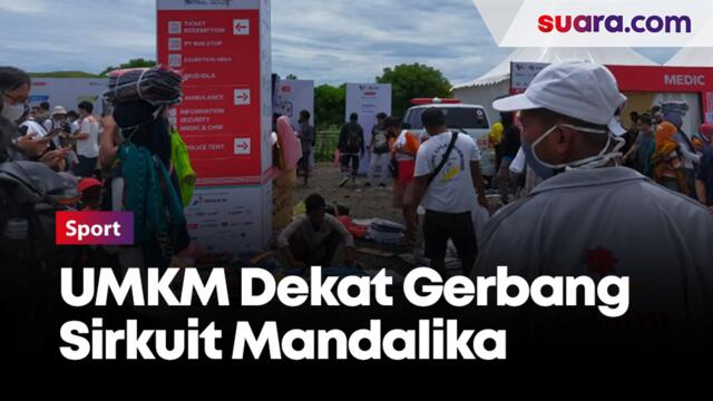 Expo UMKM Dekat  Gerbang Sirkuit Mandalika Turut Menggairahkan MotoGP Mandalika