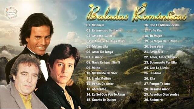 JULIO IGLESIAS, DYANGO, MANOLO OTERO MIX 30 SUPER ÉXITOS ROMÁNTICOS DEL RECUERDO