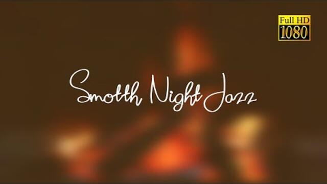 Relaxing Jazz With Crackling Fireplace 4H FHD - Music For Stress relief, Studying, Working, Sleeping