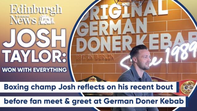 Boxing Champ Josh Taylor reflects on his recent bout before fan meet & greet
