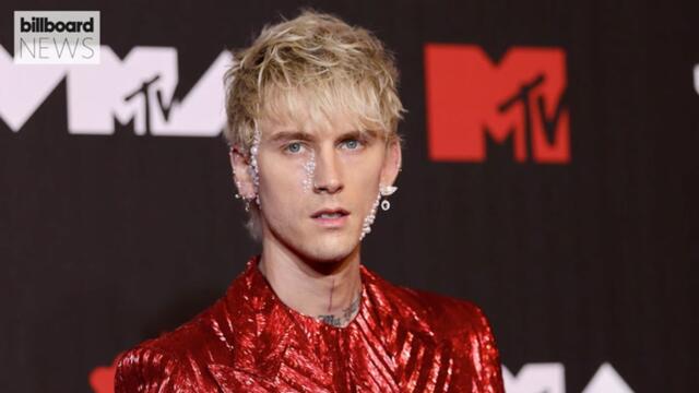 Machine Gun Kelly Dons Disguise on ‘Kimmel’ & Kim Kardashian Talks Gift From Pete Davidson | Billboard News