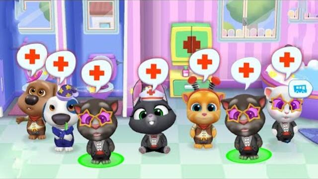 Говорящий Том | Сборник невероятных приключений ⚙️ Compilation - Funny cartoons for kids Апрель 2022