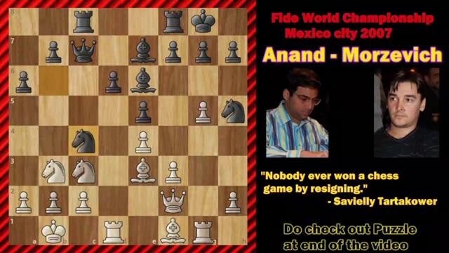_ The Snatch _ __ Anand vs Morozevich __ Fide world championship,Mexico city 2007