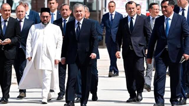 Президент Шавкат Мирзиёев Олмазор туманиг ташриф буюрди