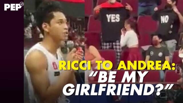 RICCI RIVERO SINAGOT NG "YES" NI ANDREA BRILLANTES