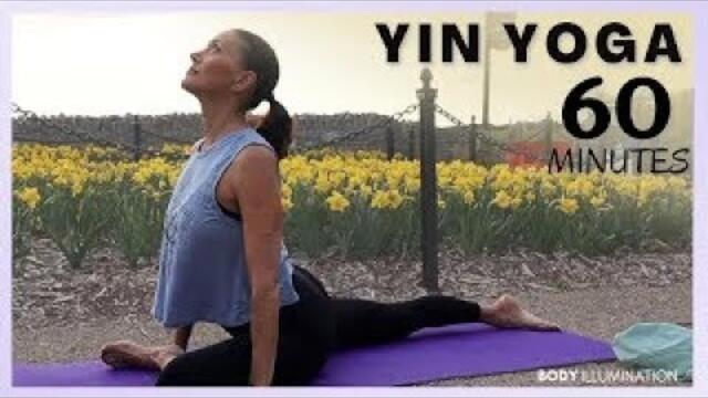 Yin yoga 60 minute full body stretches for flexibility - Newport, RI Yin yoga asana practice DAY 14