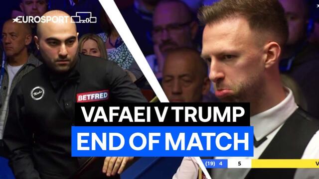 Judd Trump pulls away from Vafaei to reach World Championship last 16 | Eurosport Snooker