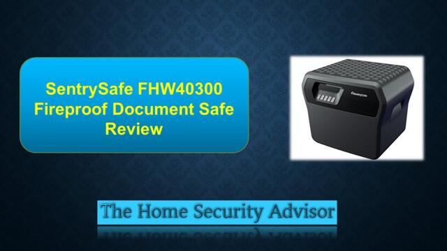 SentrySafe FHW40300 Review
