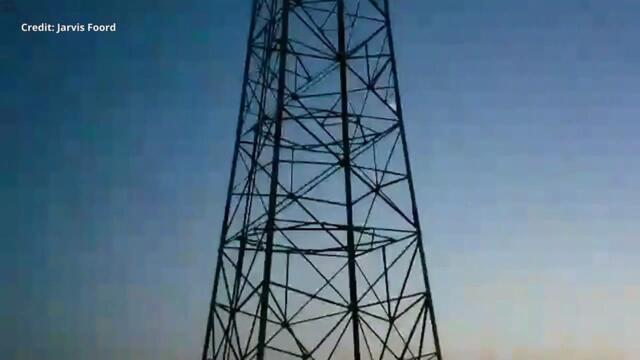 A UFO spotted over Kingsferry Bridge