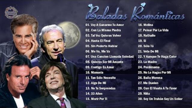 JULIO IGLESIAS, CAMILO SESTO, JOSÉ LUIS PERALES, JOSÉ LUIS RODRÍGUEZ ÉXITOS SUS MEJORES CANCIONES