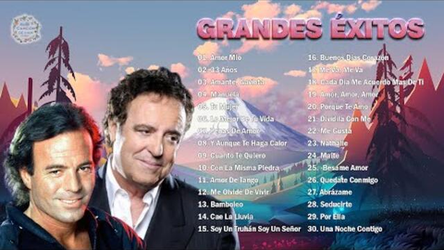 JULIO IGLESIAS Y DYANGO - 2 HORA DE MÚSICA ROMÁNTICA VIEJITAS PERO BONITAS