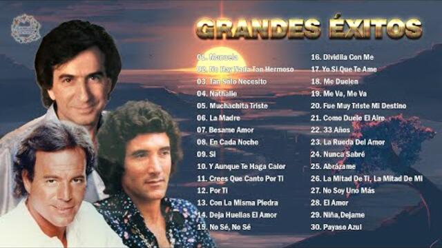 DANNY DANIEL, JULIO IGLESIAS, JOSÉ LUIS PERALES MIX 30 SUPER ÉXITOS ROMÁNTICOS DEL RECUERDO