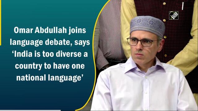 India is too diverse to have one national language: Omar Abdullah