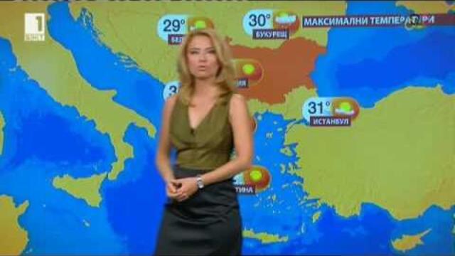 BNT weather - Teodora Ivanova-Yaneva - 15.08.2016 (20:50)