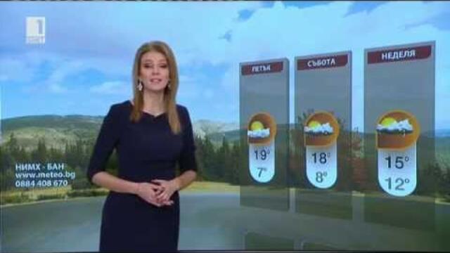 BNT weather - Elitsa Dimitrova - 19.11.2015 (12:20h)