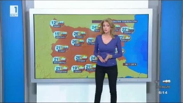 BNT weather - Elitsa Dimitrova - 08.11.2016 (06:14)