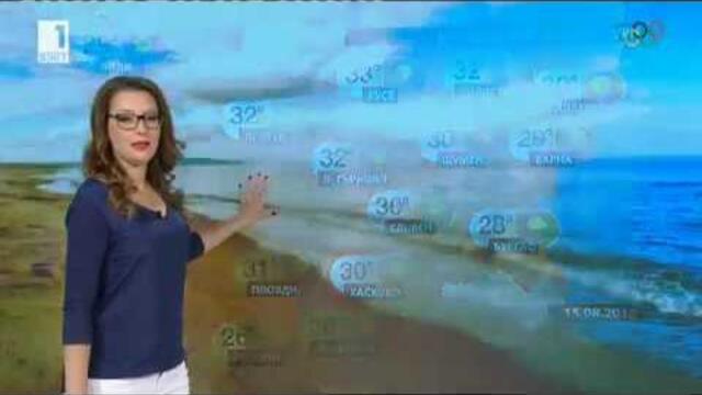 BNT weather - Pavleta Terziyska - 14.08.2016 (20:40h)