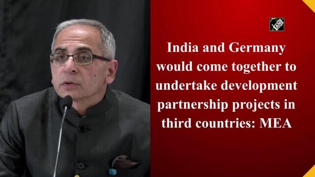 India and Germany would come together to undertake development partnership projects in third countries: MEA