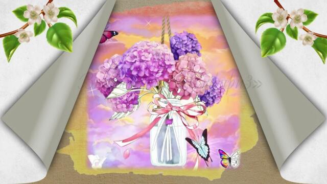 Весна. Релакс музыка и живописное творчество.