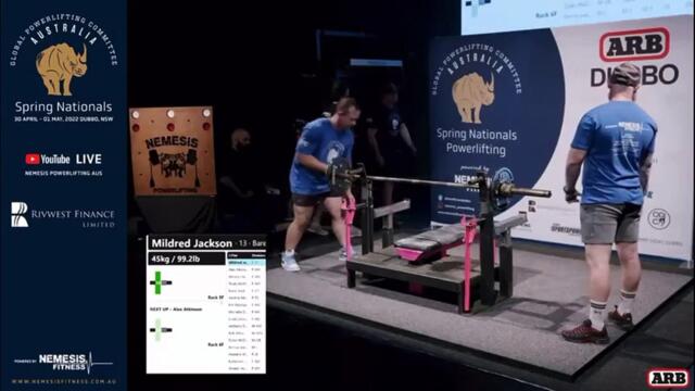 Millie Jackson breaks a powerlifting world record at just 13 years old