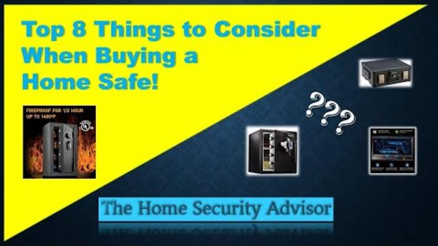 Top 8 Things to Consider When Buying a Home Safe