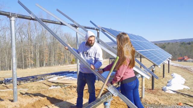 USING THE SUN TO POWER OUR HOME