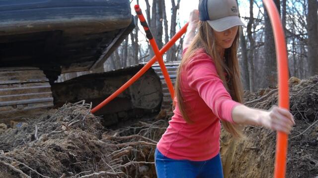 Construction Begins At The House Site