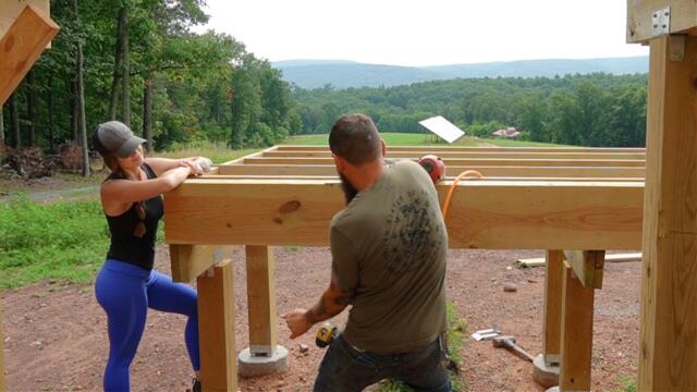 FINISHING THE LOWER DECK