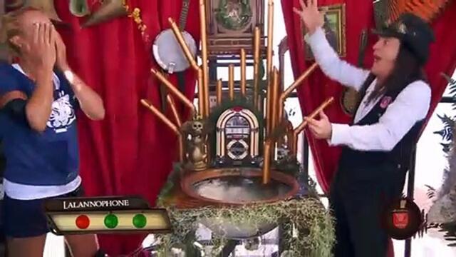 La joie d'Élodie Gossuin face à Narcisse Lalanne ! - Fort Boyard