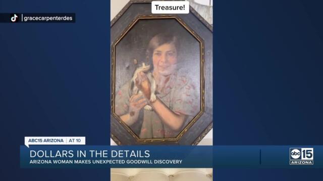 Woman bought painting for $32 at a Valley Goodwill, it's worth a lot more