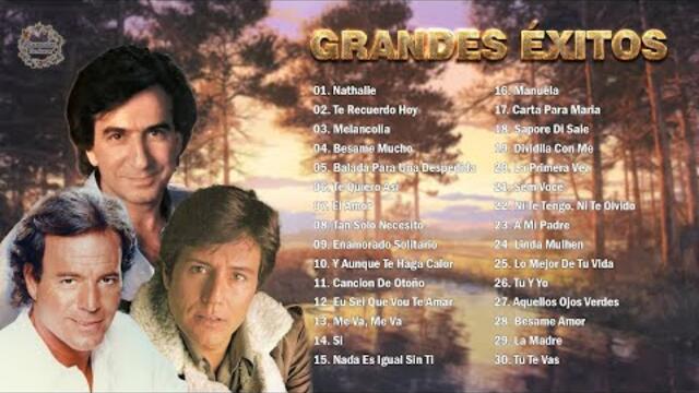 2 HORA DE MÚSICA ROMÁNTICA MÁS HERMOSAS DE JULIO IGLESIAS, JOSÉ LUIS PERALES, MANOLO OTERO