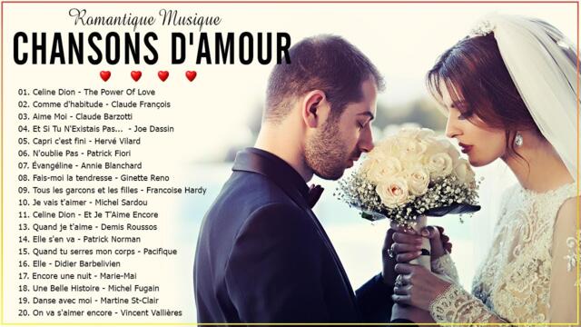 Chanson D'amour ♫ Tres Belles Chansons D'amour Française ♫ Romantic Mix Old French Songs