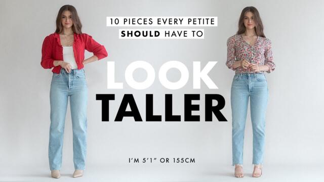 10 Pieces Every Girl Should Have To Look Taller | Petite Tips
