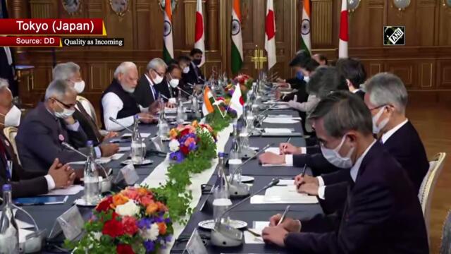 PM Modi interacts with Japenese PM Kishida during India-Japan bilateral meeting