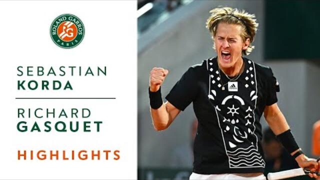 Sebastian Korda vs Richard Gasquet - Round 2 Highlights I Roland-Garros 2022
