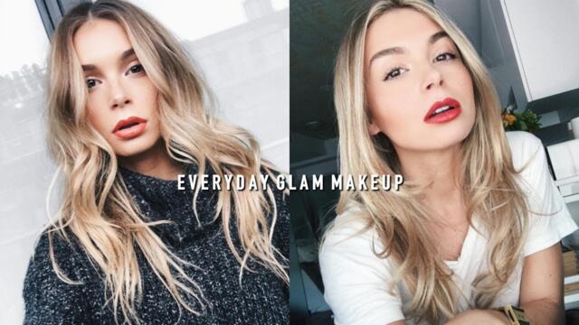 EVERYDAY GLAM MAKEUP ROUTINE + Q&A (How to Stay Motivated & Self Confidence) | Allegra Shaw